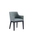 Manhattan Comfort Gansevoort Faux Leather Dining Armchair in Pewter DC051AR-PT